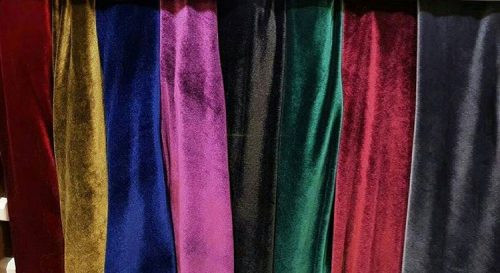 بهترین پارچه مخمل رنگی