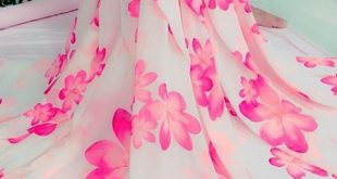 پارچه تور حریر رنگی