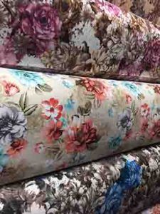 پارچه مخمل روبالشتی پورشه